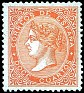 Spain 1867 Queen Isabel II 12 Cuartos Yelow Edifil 89. España 89. Uploaded by susofe